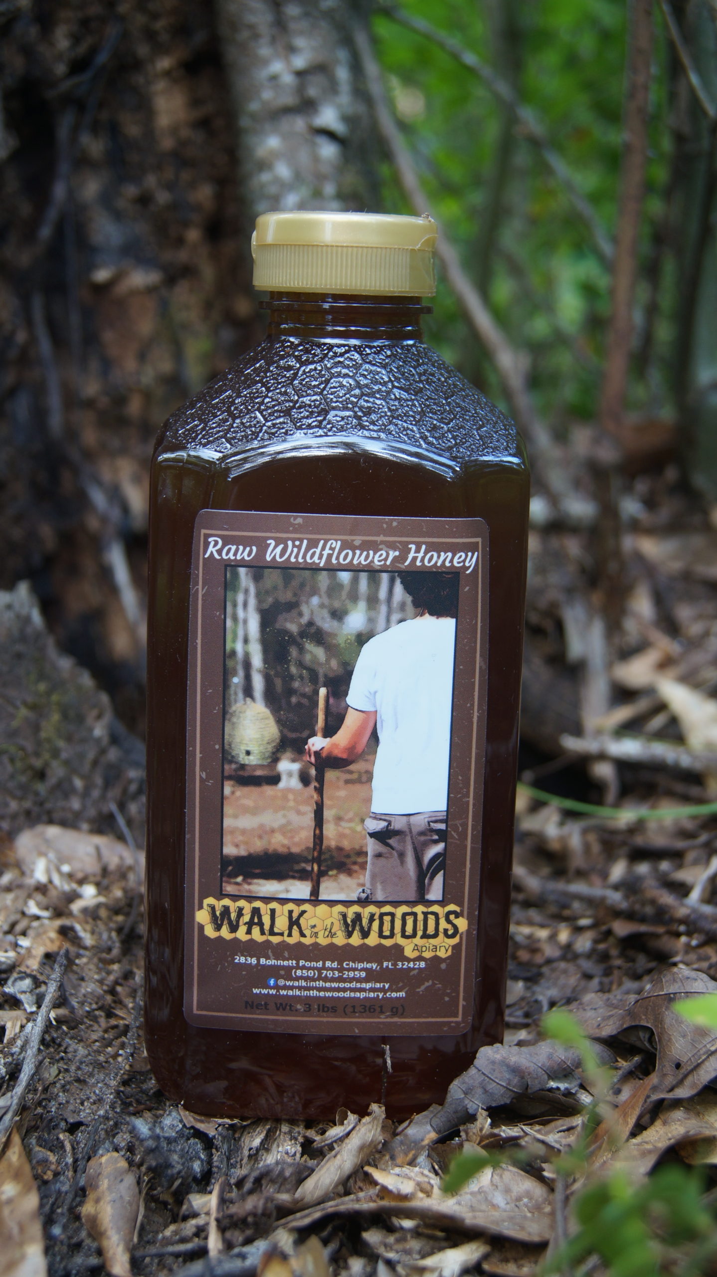 3lb Raw Wildflower Honey