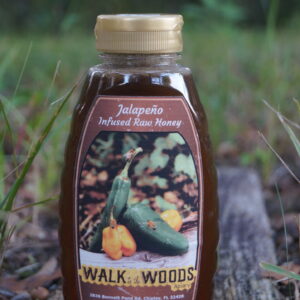 1lb Jalapeno Infused Raw Honey