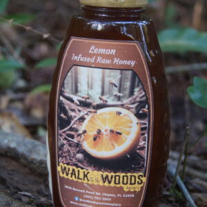 1lb Lemon Infused Raw Honey