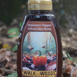 1lb Habanero Infused Raw Honey